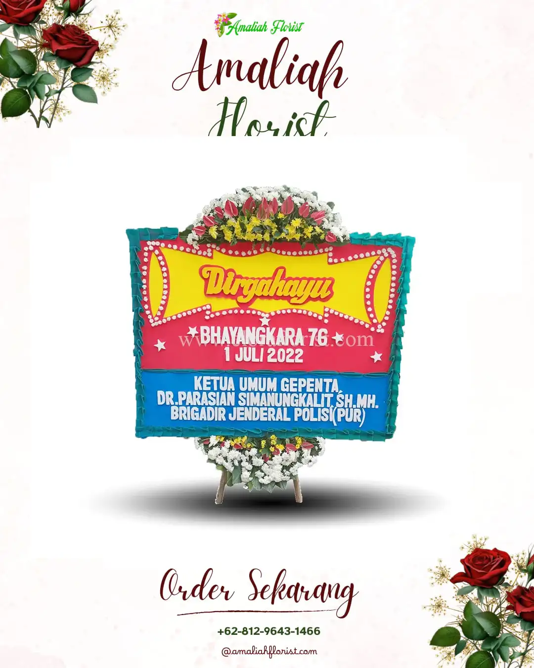 Papan Bunga HUT Ulang Tahun Botoran